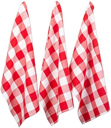 DII Buffalo Check Kitchen Collection, Classic Farmhouse Dishtowel Set, 3 Piece by DII
