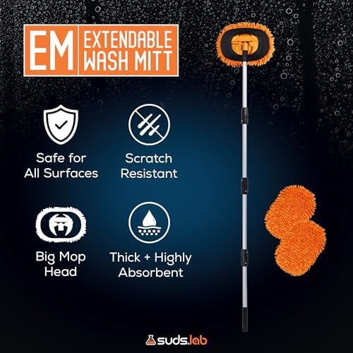 Suds Lab EM Extendable Car Wash Mitt - Image 2
