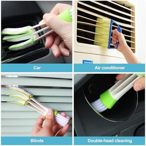 CoguZed 4-Pack 7-Slat Window Blind Duster – Washable Mini Cleaner - Image 6