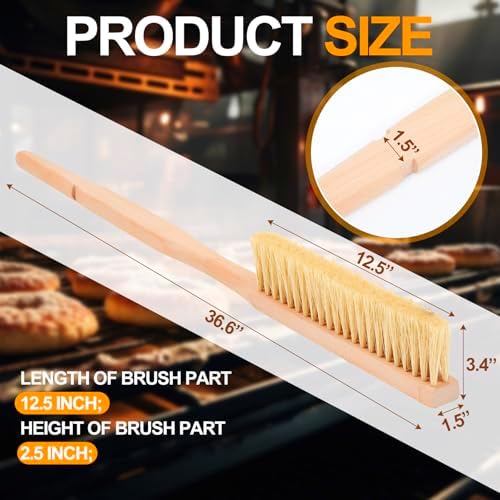 Maxdot 1 Pcs 36 Inch Giant Oven Brush Pizza Stone Brush - Image 2