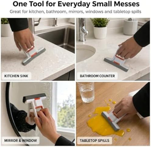 Self-Squeezing Mini Mop, Portable Foldable Handheld Mop - Image 6