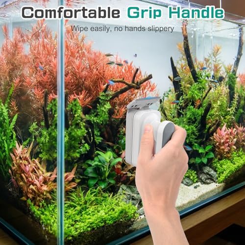 AQQA Aquarium Glass Cleaner, Double-Side Algae Scraper - Image 3