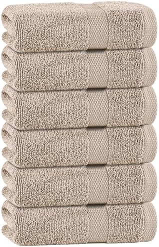 White Classic Taupe Hand Towels by WhiteClassic