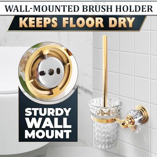 Wall-Mounted Toilet Brush and Holder Set - Image 5