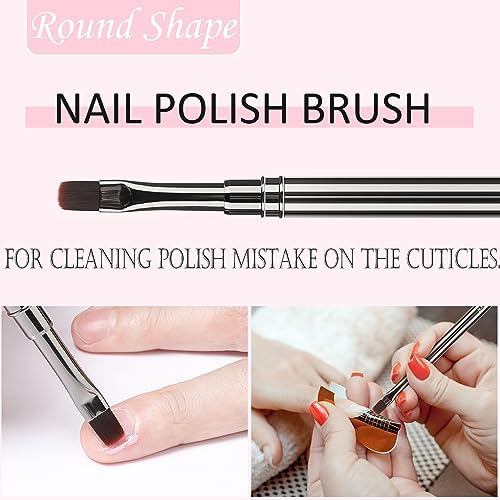 3Pcs Nail Art Clean Up Brushes, - Image 5