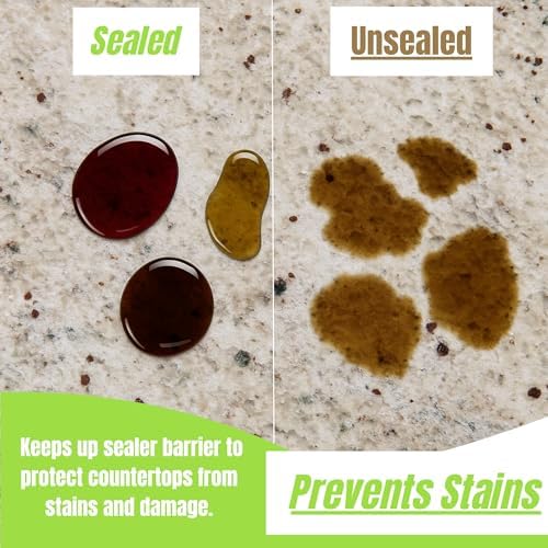 Granite Plus Cleaner & Sealer + Ultimate Grout Cleaner W/ Brush, 2 Quarts - Image 4