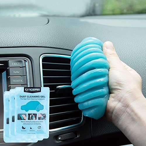TICARVE 3 Pack Cleaning Gel for Car Detailing Putty Car Vent Cleaner Goo by TICARVE