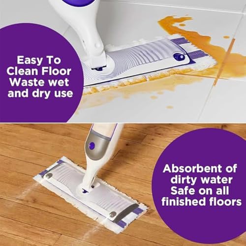 Replacement for S.wiffer PowerMop Disposable Mop Pads Multi-Sided Cleaning - Image 3