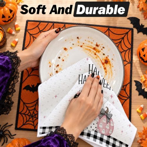 Cute Ghost Halloween Kitchen Towels Set of 2 - Image 7
