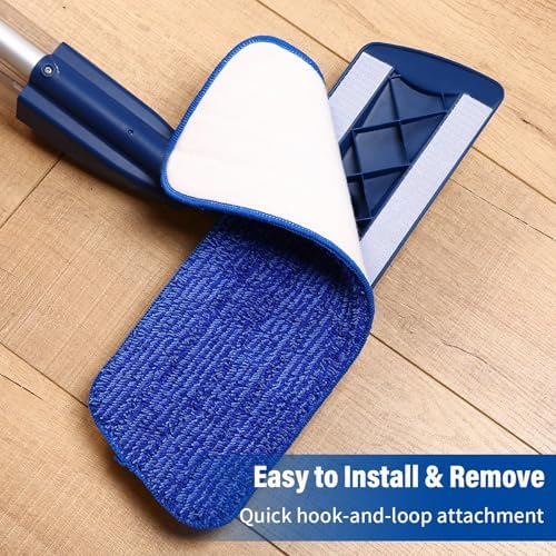 16.5" Microfiber Mop Pads Refills, 4 Pack Reusable Replacement Heads​​ - Image 4