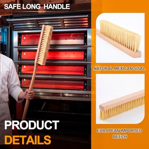 Maxdot 1 Pcs 36 Inch Giant Oven Brush Pizza Stone Brush - Image 3