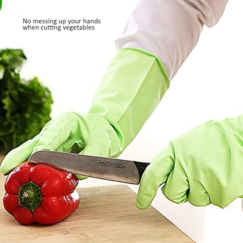 Alimat PluS Rubber Dishwashing Gloves Latex Free, Without Liner - Image 3
