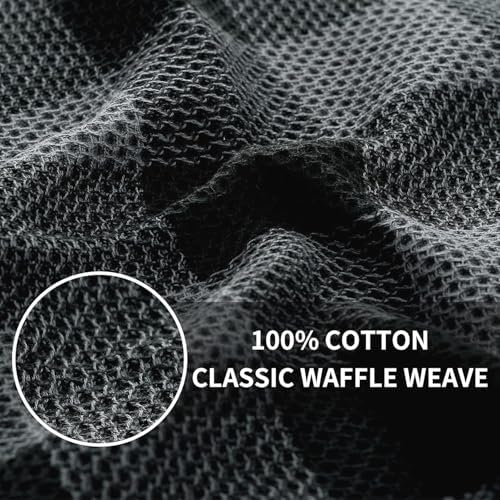 Homaxy 100% Cotton Plaid 4 Pack Kitchen Towels - Image 4