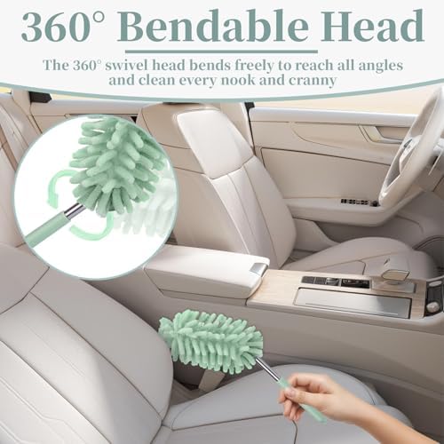 2 PCS Car Interior Duster with Extension Pole, Dusters - Image 4