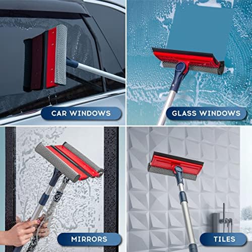 DSV Standard Professional Window Squeegee | 2-in-1 Window Cleaner Sponge and - Image 6