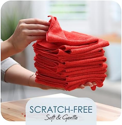 Hearth & Harbor Microfiber Cleaning Cloth, Reusable Microfiber Towels - Image 4