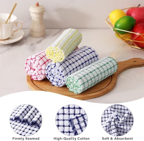 Kitinjoy Cotton 8 Pack Terry Kitchen Towels - Image 2