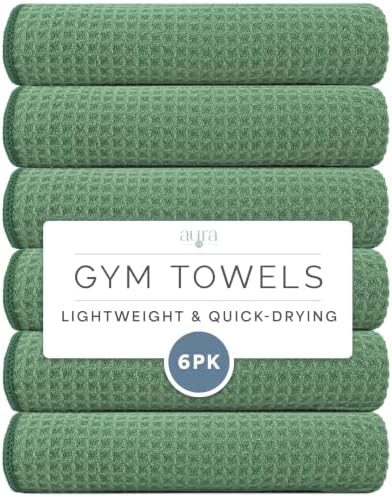S&T INC. Microfiber Gym Towels, 6 Pack by STINC