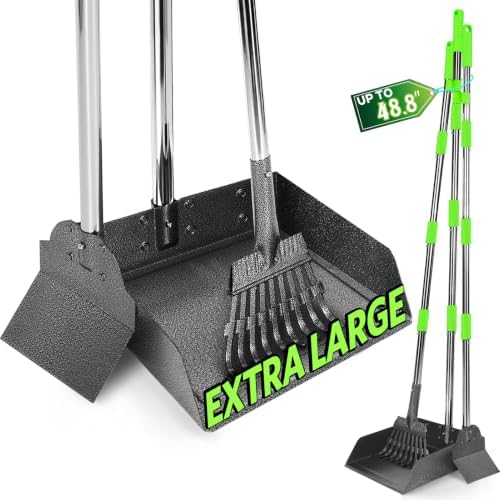 T2Y Pooper Scooper Extra Long Handle, Rake+Tray+Spade Set by T2Y