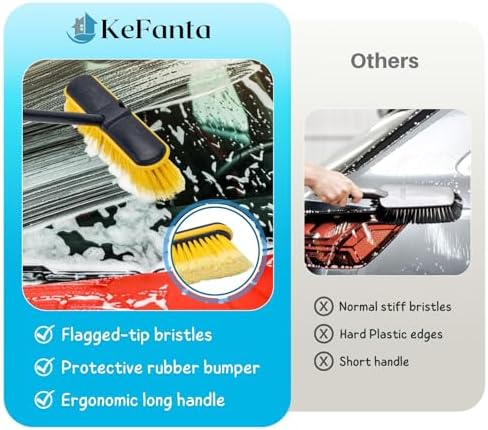 Car Wash Brush with Long Handle - Image 5