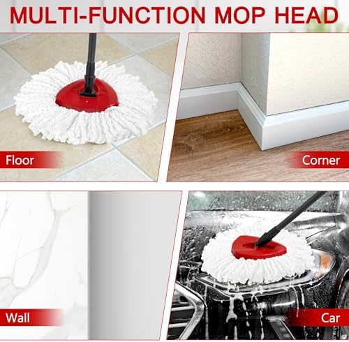 15-Pack Spin Mop Superior Replacement Heads – Compatible - Image 4
