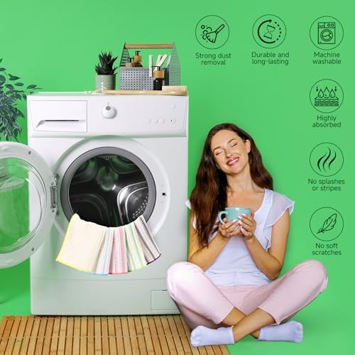 15Pcs Micro Wood Fiber Cleaning Cloths, Cleaning Rag - Image 7