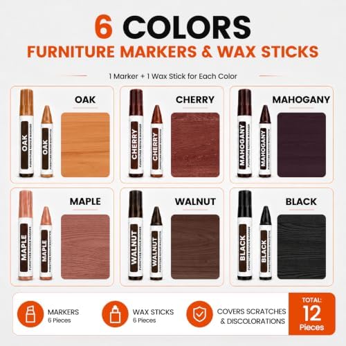 Floor Gap Fixer Tool Double Suction Cup Floor Repair Markers Kit 12PCS - Image 7