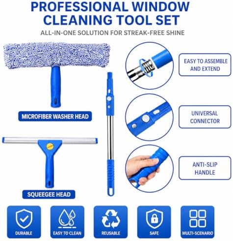 76“Professional Squeegee Window Cleaning Kit - Image 3