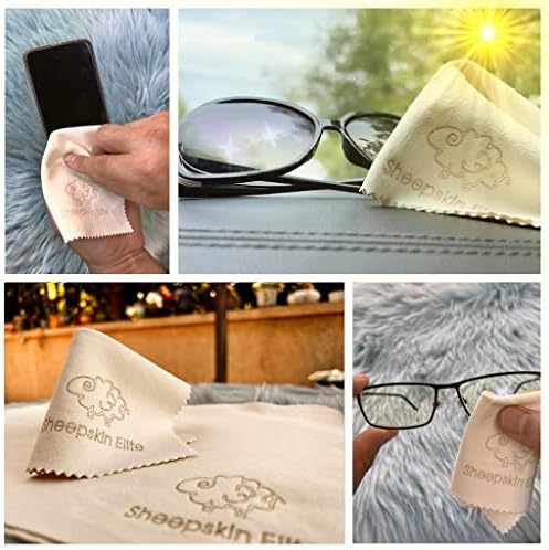 Natural Chamois Leather Eyeglass Cleaning Cloth Camera Lens Cleaning Cloths - Image 5