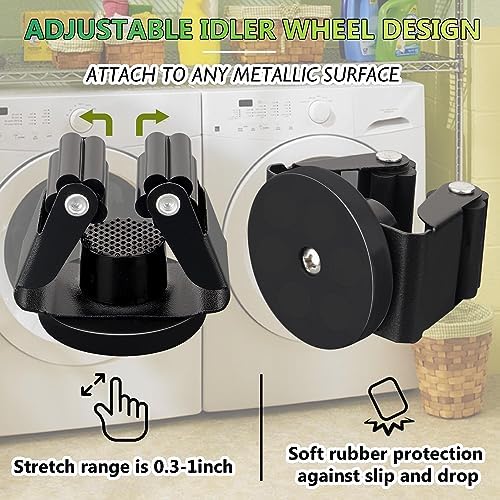 ULIBERMAGNET Magnetic Mop Broom Holder, Heavy Duty Movable Magnetic Broom - Image 3