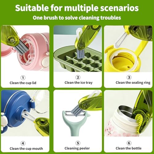 3 in 1 Cup Lid Gap Cleaning Brush Set - Image 3