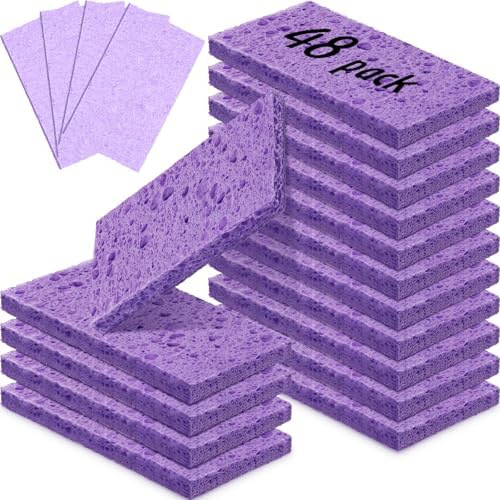 Zhengmy 48 Pcs Sponges Bulk Sponges Kitchen Compressed Sponge by Zhengmy