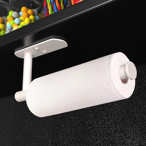 VAEHOLD Adhesive Paper Towel Holder Under Cabinet Wall Mount - Image 2
