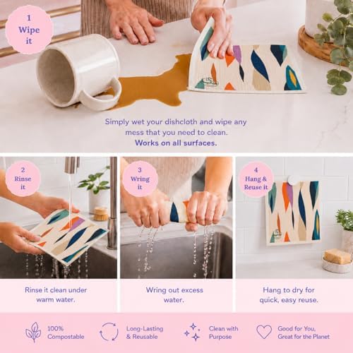 Harps&Seb Swedish Dishcloths for Kitchen Dishcloths - Image 3