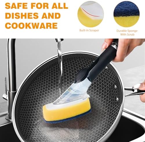Sponge Brush Refills for OXO Soap Dispensing Dish Brush - Image 4