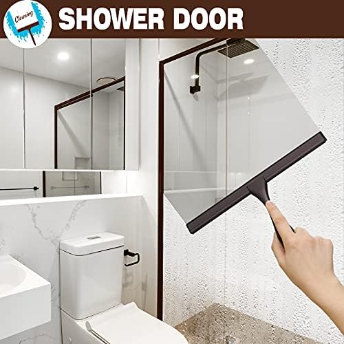 NETANY Shower Squeegee, 12-Inch Bronze Squeegee, All-Purpose Stainless Steel - Image 4