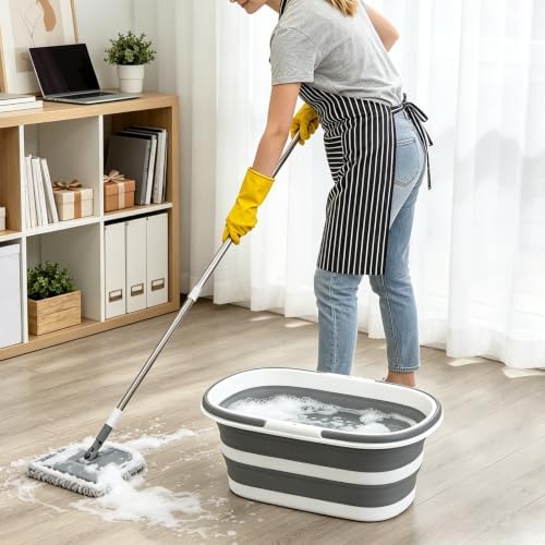 Goderewild 35L Collapsible Laundry Basket, Foldable Mop Bucket - Image 7