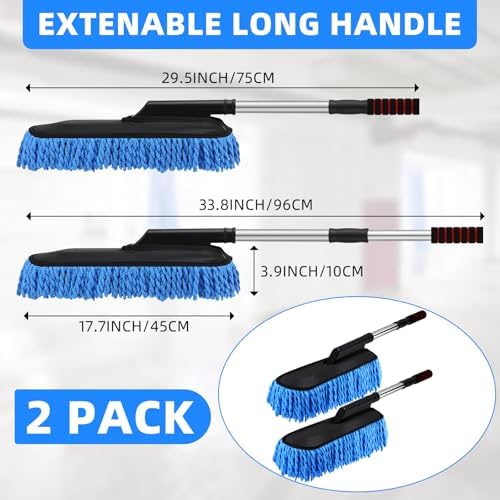 2 Pack Microfiber Car Duster Exterior Scratch Free - Image 2