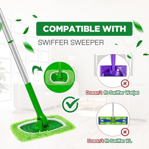10pcs Reusable Microfiber Mop Pads - Image 3