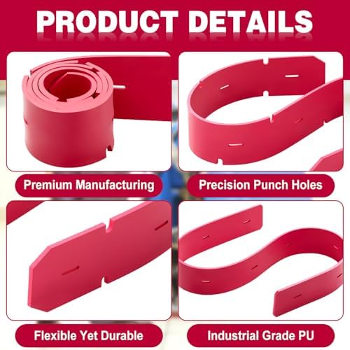 32.75" Rear & 31" Front Polyurethane Squeegee Blade Replacement Kit, Compatible - Image 3
