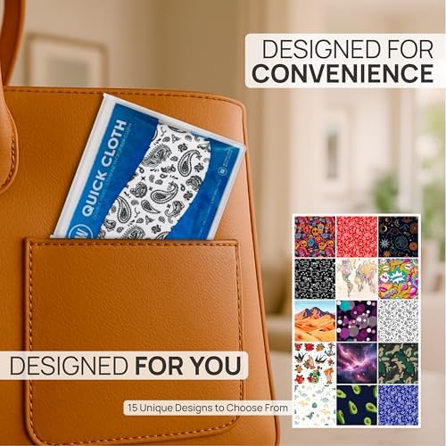 Microfiber Wholesale Quick Cloth Glasses Cleaning Cloths 8x8 Paisley White - Image 5