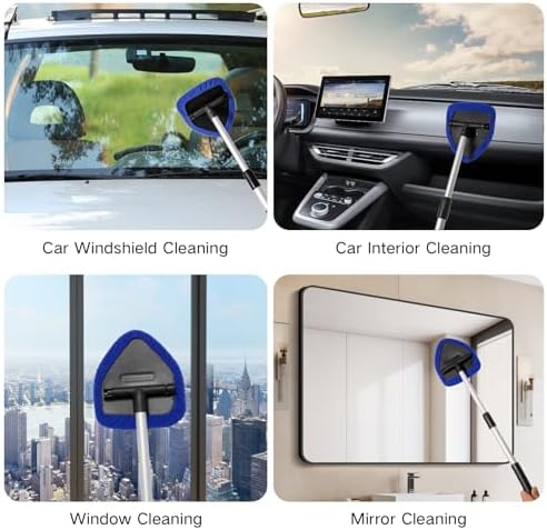 Qydipclin 7pcs Windshield Cleaner Tool Car Interior Window Cleaning Kit - Image 5