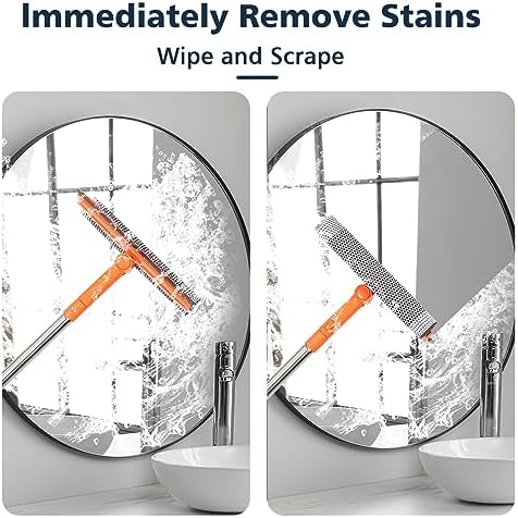 Professional Window Squeegee, 2 in 1 Squeegee Window Cleaner - Image 5