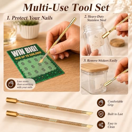 Non-Slip Lottery Ticket Scratcher Tool - Image 5