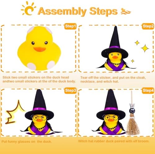 Halloween Duck Car Ornament, Rubber Duck Car Dashboard Decor - Image 4
