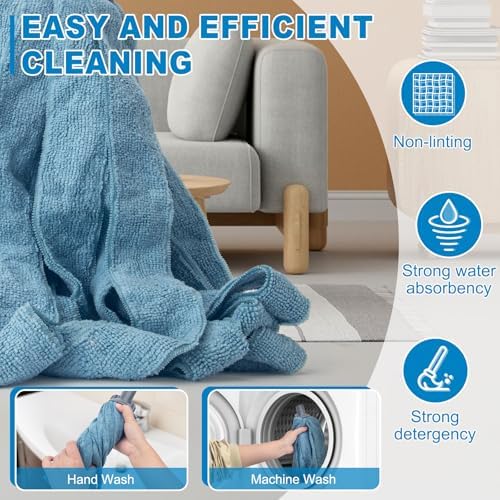 KeFanta Mops for Floor Cleaning, One Mop Handle - Image 2