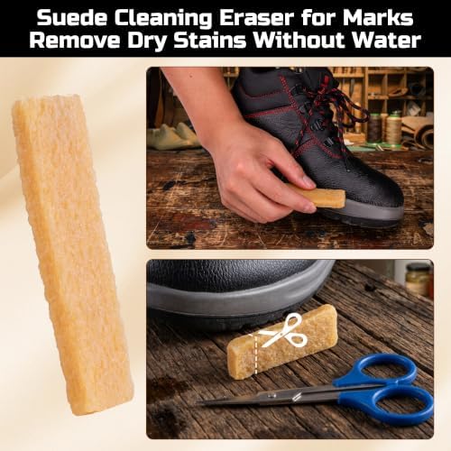 3PCS Suede Brush for Shoes, Suede & Nubuck Cleaning Kit - Image 6