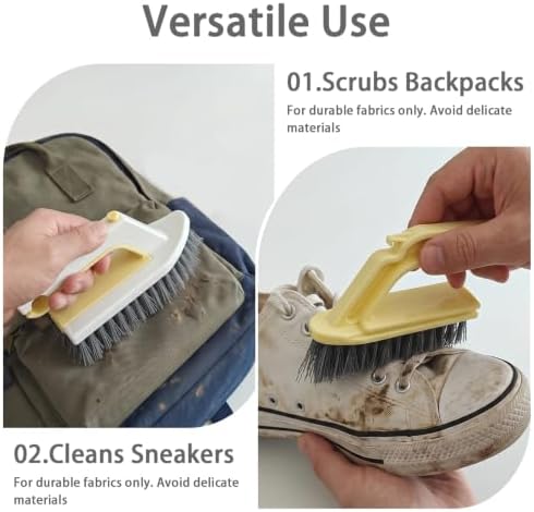 Heavy-Duty Scrub Brush & 2-in-1 Grout Cleaner Brush-2pcs - Image 5