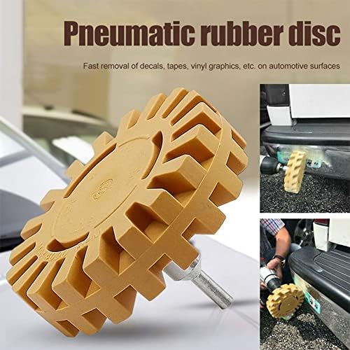 12Pcs Decal Adhesive Remover Set, 4-Inch Eraser Wheel - Image 2
