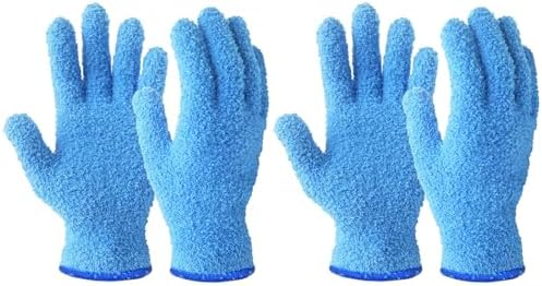Evridwear 2 Pairs Microfiber Dusting Gloves by Evridwear